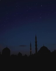 Elegant Islamic Ramadan Greeting Card Background Design