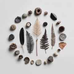 Nature items circle