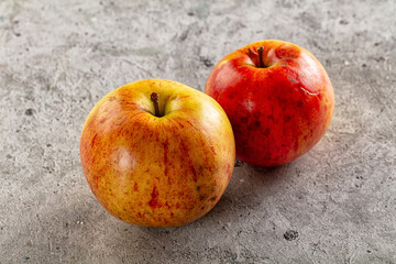 Ripe sweet red organic apple