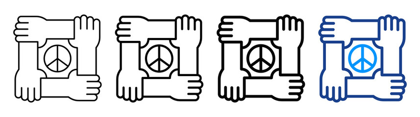 Unity Icon Different Style Outline Collection Set