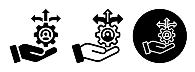 Decision Support Icon Collection Glyph & Mixed Style