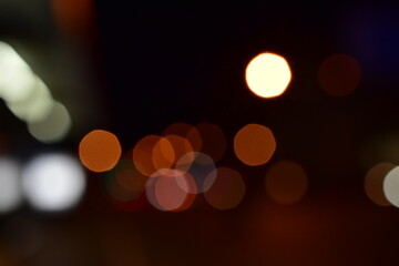 christmas lights boken background