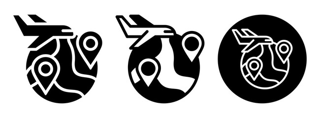 Around The World Icon Collection Glyph & Mixed Style