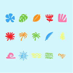 Tropical Element Illustration