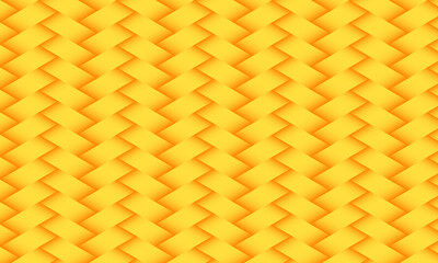 yellow bamboo woven pattern. Suitable for background
