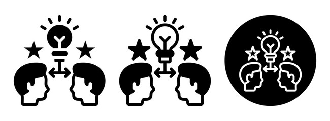 Shared Experience Icon Collection Glyph & Mixed Style