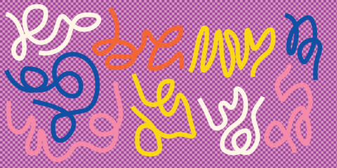 Abstract colorful neon light art sign with glowing stars design for a happy new year celebration party greeting card