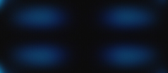 Blue Grid Glow. Abstract Symmetrical Light Pattern with Horizontal Blur and Energy Field Illusion