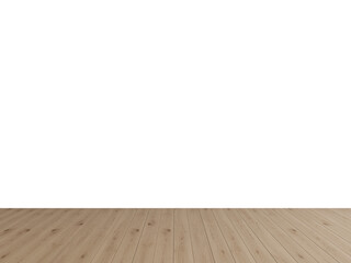 Light Maple Wood Floor with Clean Black Isolated Wall – Transparent PNG Background for Interior Mockups and Design Projects