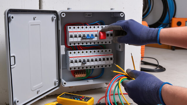 repair of electric fuse box 