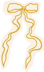 Easter Doodle Line Spring Sketch. 