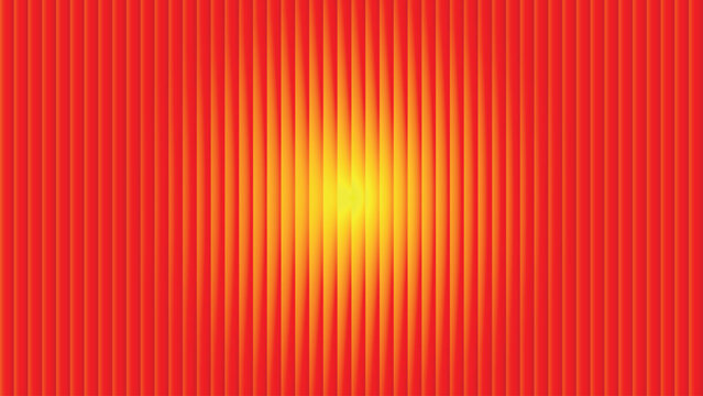 Abstract Vertical Gradient Lines with Red to Yellow Light Burst Effect