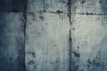 Close-up of rough concrete wall with visible cracks and discolorations, aged texture, natural light, gray tones. Neural network AI generated