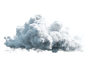 Clouds or smoke in the sky