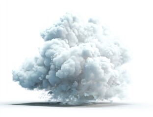 Clouds or smoke in the sky