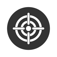 Target icon isolated on transparent background