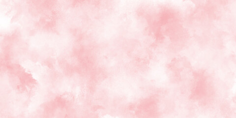 Obraz premium pastel pink abstract watercolor background, pink watercolor paper textured illustration for grunge design, Watercolor pink background. Abstract pink texture. watercolor background concept, vector.