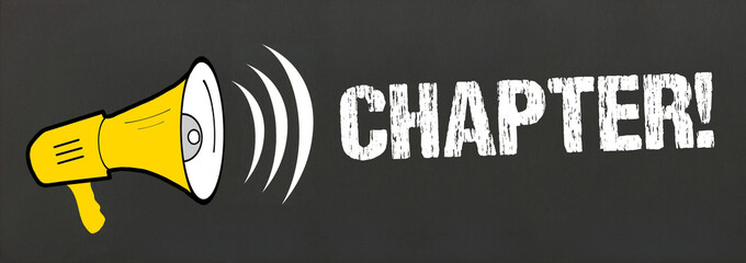 Naklejka premium Chapter!