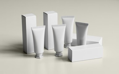 Skincare Soft Pastel Mockup