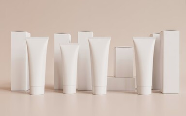 Skincare Soft Pastel Mockup