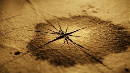 Abstract Macro Time-Lapse of Liquid Spreading and Creating Organic Patterns on Paper - Powered by Adobe