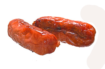sausage isolated on white background