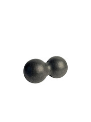 Double ball peanut massage tool on plain white background