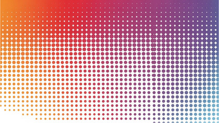 Vibrant Gradient Dot Pattern Colorful Abstract Background for Digital Designs