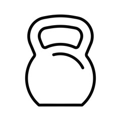 Kettlebell isolated on for strength and conditioning workout
