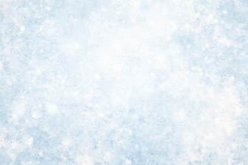 winter snow texture, blue abstract winter cold background snow surface, blurred backdrop