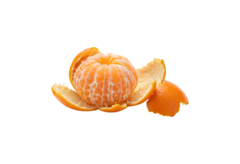 Peeled tangerine