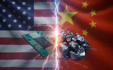 US-China Tech and Mineral Showdown – silicon chip, rare earth minerals, technological rivalry