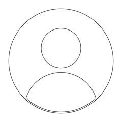 Default Avatar profile icon transparent png.