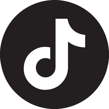 tiktok, logo, icon, tiktok icon illustration