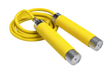 Jump rope for weight loss isolated on transparent background