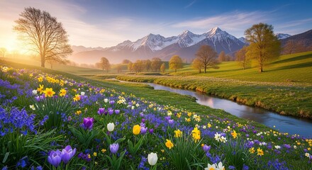 field of flowers
