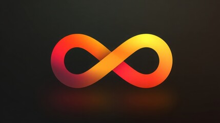 An infinity symbol representing adaptive ux loop icon concept for evolving interface design and user experience dynamics