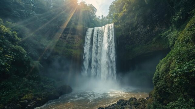 waterfall in the forest