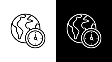Carbon Neutral White Icon Set Design