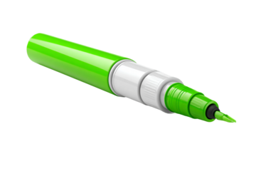 Highlighter style marker isolated on transparent background