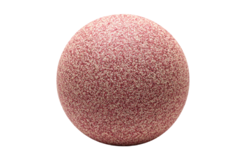Rubber massage ball isolated on transparent background