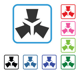 Set of arrow Vector icon set collection for web design elements including star, diamond, arrow, and email symbols