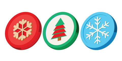 Christmas holiday winter snowflake tree ornament decoration festive season xmas cold