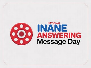 Celebrate national inane answering message day with this retro telephone reel graphic