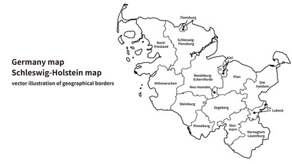 Schleswig-Holstein Map – Detailed State Map of Northern Germany
