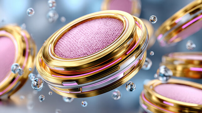 digital jackpot explosion with neon lights and golden coins in cyber world, online casino celebration,glowing poker chips floating in air