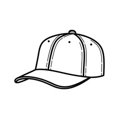 Baseball cap isolated on, a stylish and sporty accessory