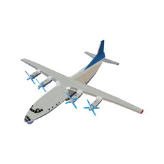 Russian military transportation plane illustration