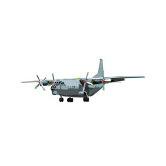 Russian military transportation plane illustration