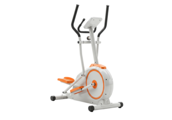 Isolated elliptical machine for home gym exercise and fitness, indoor workout equipment